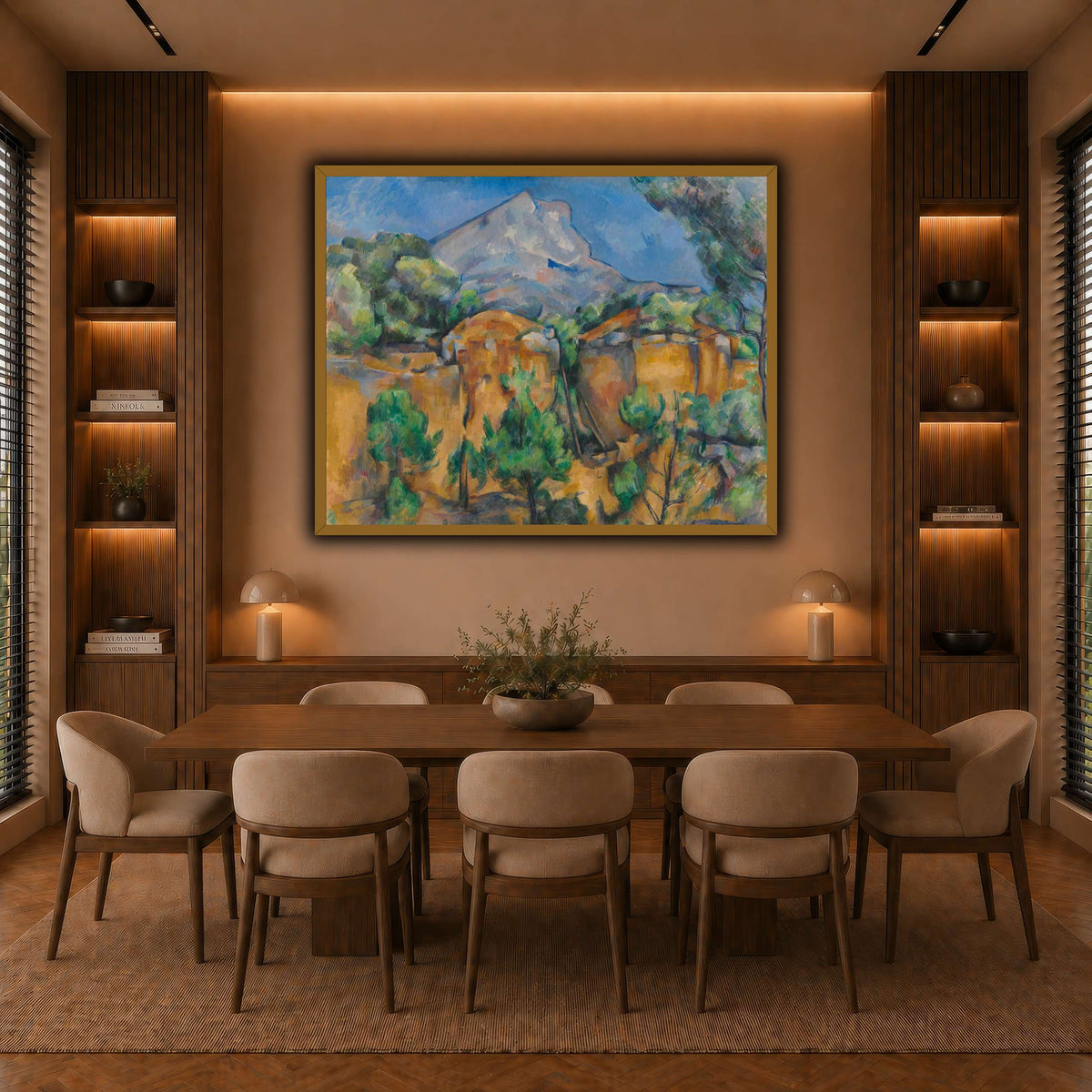 La_Montagne_Sainte-Victoire_Paul_Cezanne warm-dining room