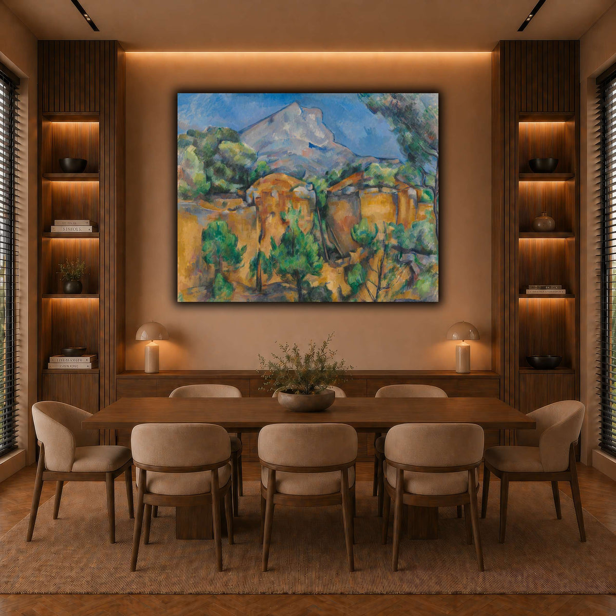 La_Montagne_Sainte-Victoire_Paul_Cezanne warm-dining room