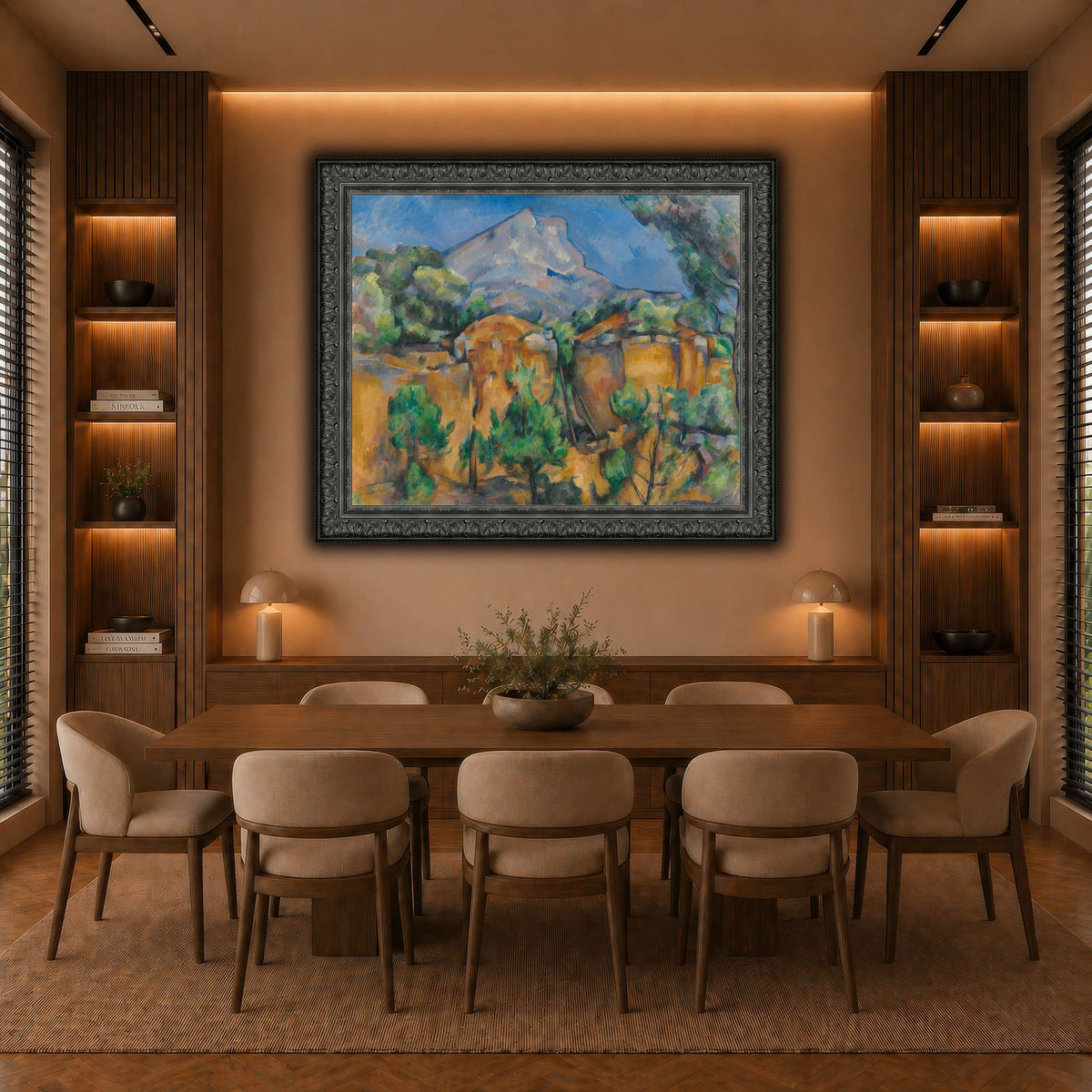 La_Montagne_Sainte-Victoire_Paul_Cezanne warm-dining room