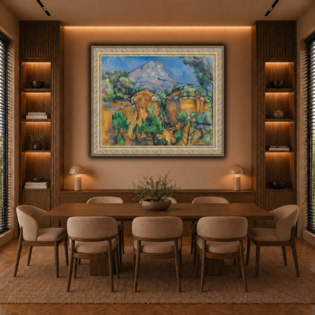 La_Montagne_Sainte-Victoire_Paul_Cezanne warm-dining room