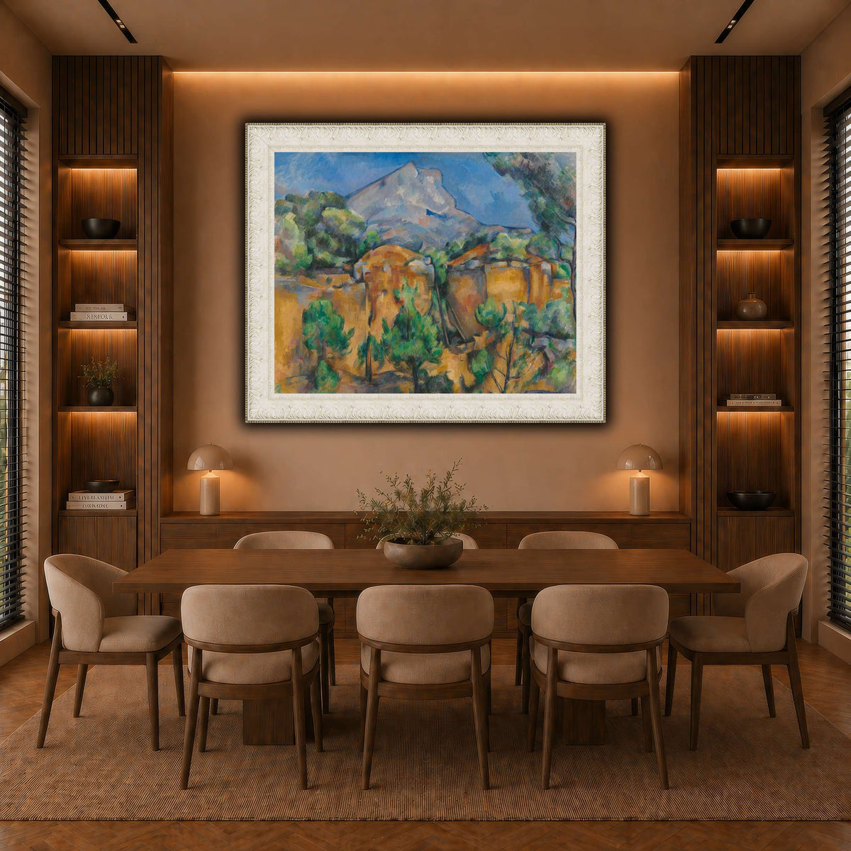 La_Montagne_Sainte-Victoire_Paul_Cezanne warm-dining room