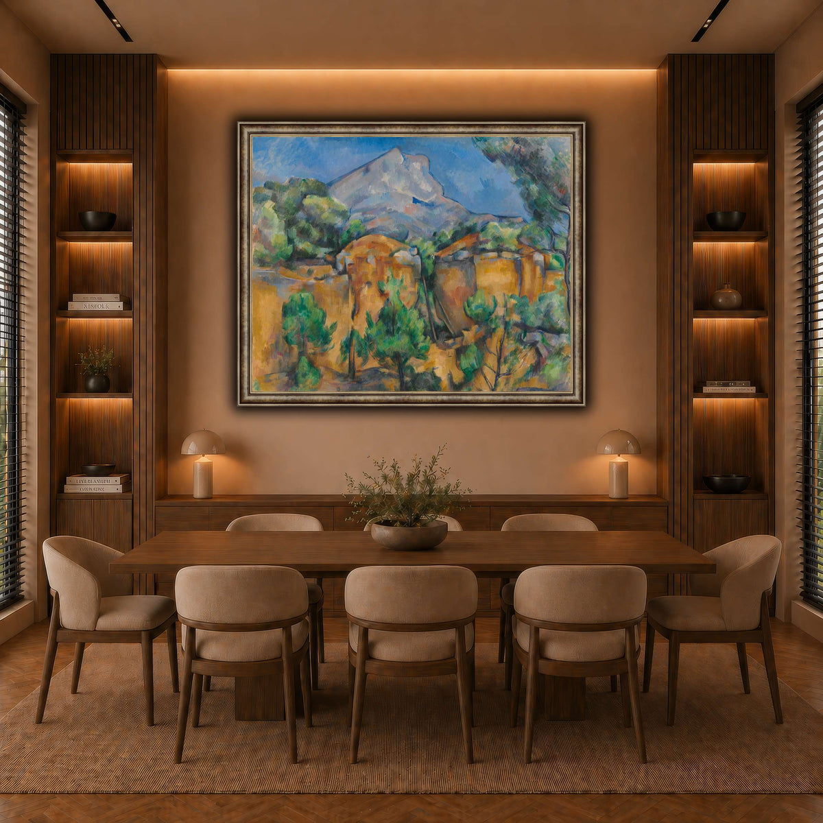 La_Montagne_Sainte-Victoire_Paul_Cezanne warm-dining room