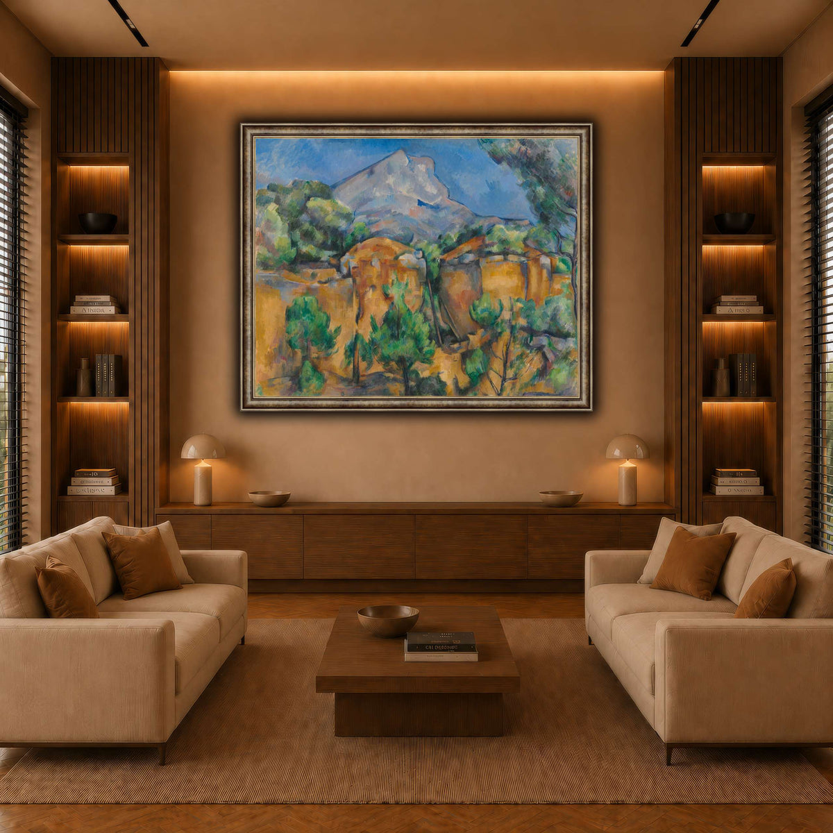La_Montagne_Sainte-Victoire_Paul_Cezanne warm-living-room
