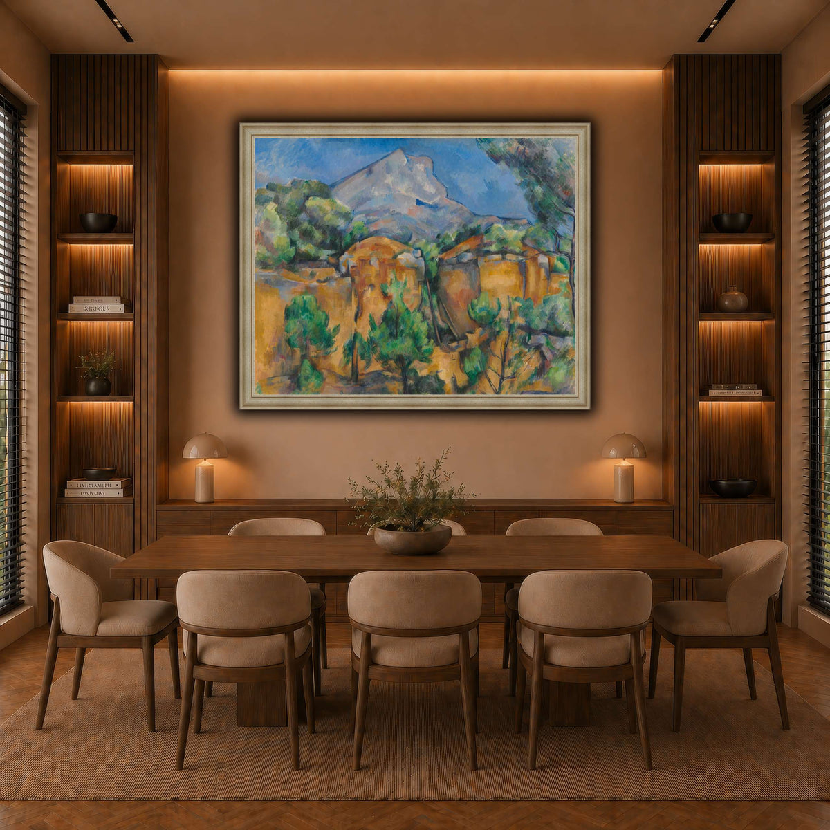 La_Montagne_Sainte-Victoire_Paul_Cezanne warm-dining room