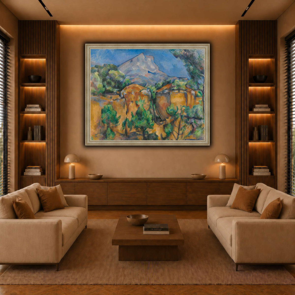 La_Montagne_Sainte-Victoire_Paul_Cezanne warm-living-room