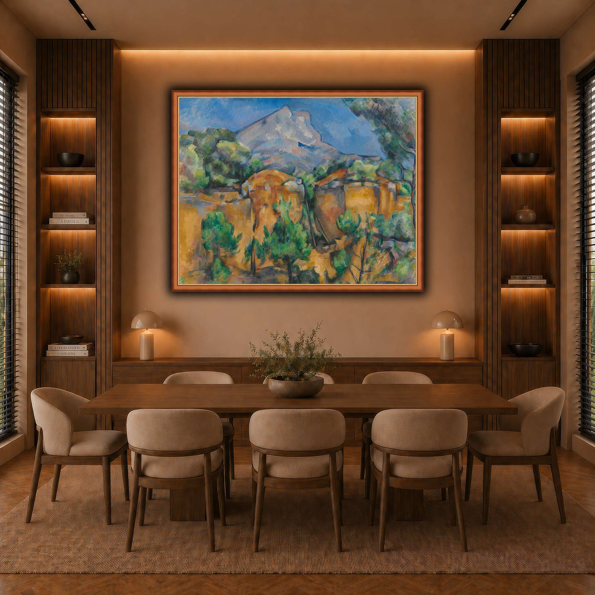 La_Montagne_Sainte-Victoire_Paul_Cezanne warm-dining room