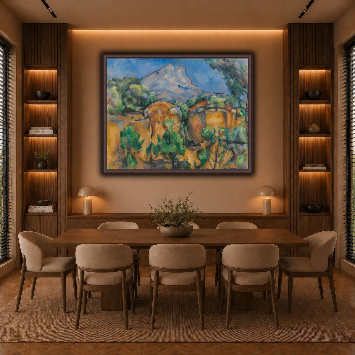 La_Montagne_Sainte-Victoire_Paul_Cezanne warm-dining room
