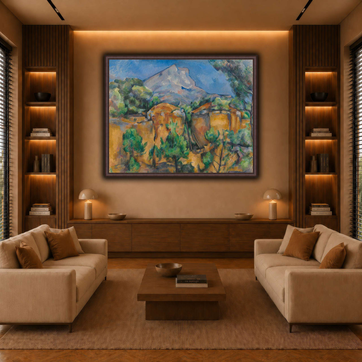 La_Montagne_Sainte-Victoire_Paul_Cezanne warm-living-room