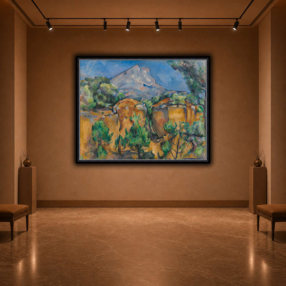 La_Montagne_Sainte-Victoire_Paul_Cezanne warm-agallery