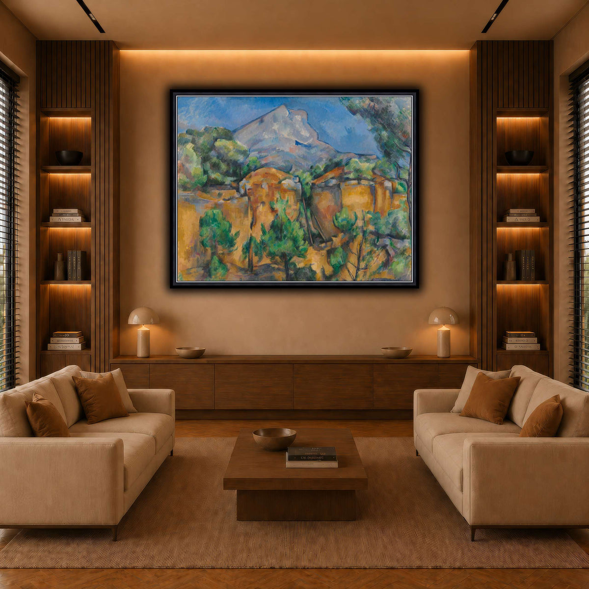 La_Montagne_Sainte-Victoire_Paul_Cezanne warm-living-room