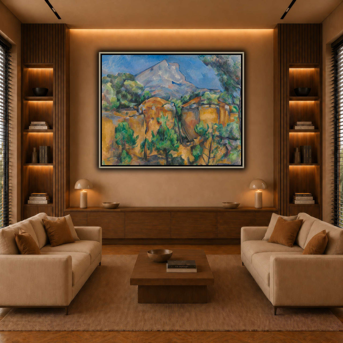 La_Montagne_Sainte-Victoire_Paul_Cezanne warm-living-room