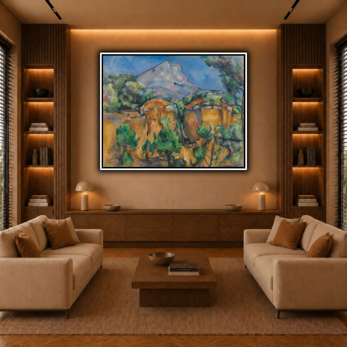 La_Montagne_Sainte-Victoire_Paul_Cezanne warm-living-room