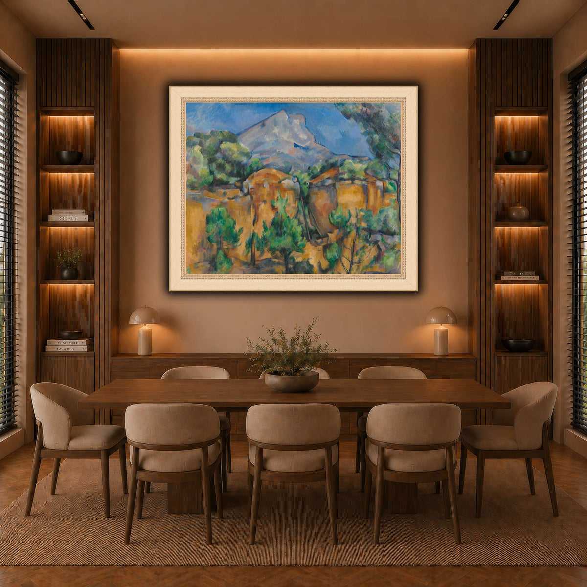 La_Montagne_Sainte-Victoire_Paul_Cezanne warm-dining room