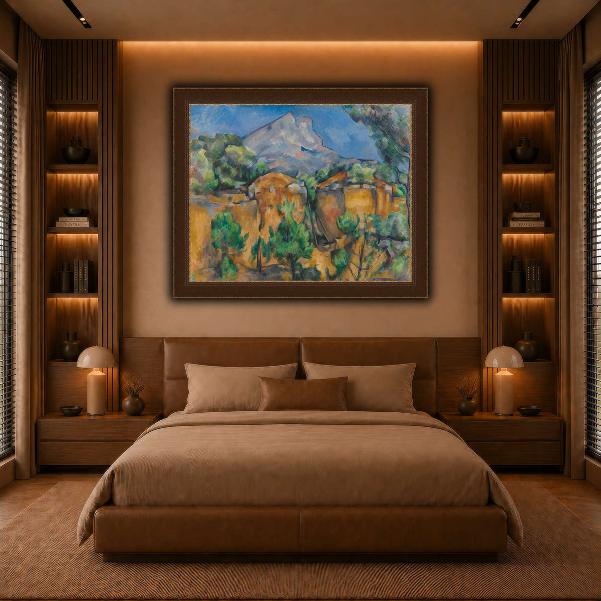 La_Montagne_Sainte-Victoire_Paul_Cezanne warm-bedroom