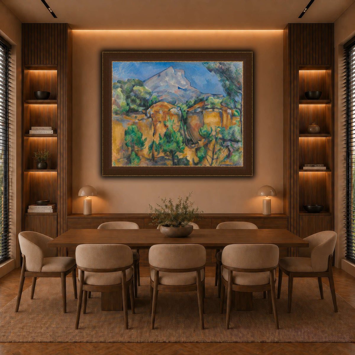 La_Montagne_Sainte-Victoire_Paul_Cezanne warm-dining room