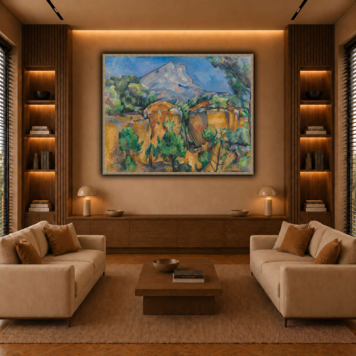 La_Montagne_Sainte-Victoire_Paul_Cezanne warm-living-room