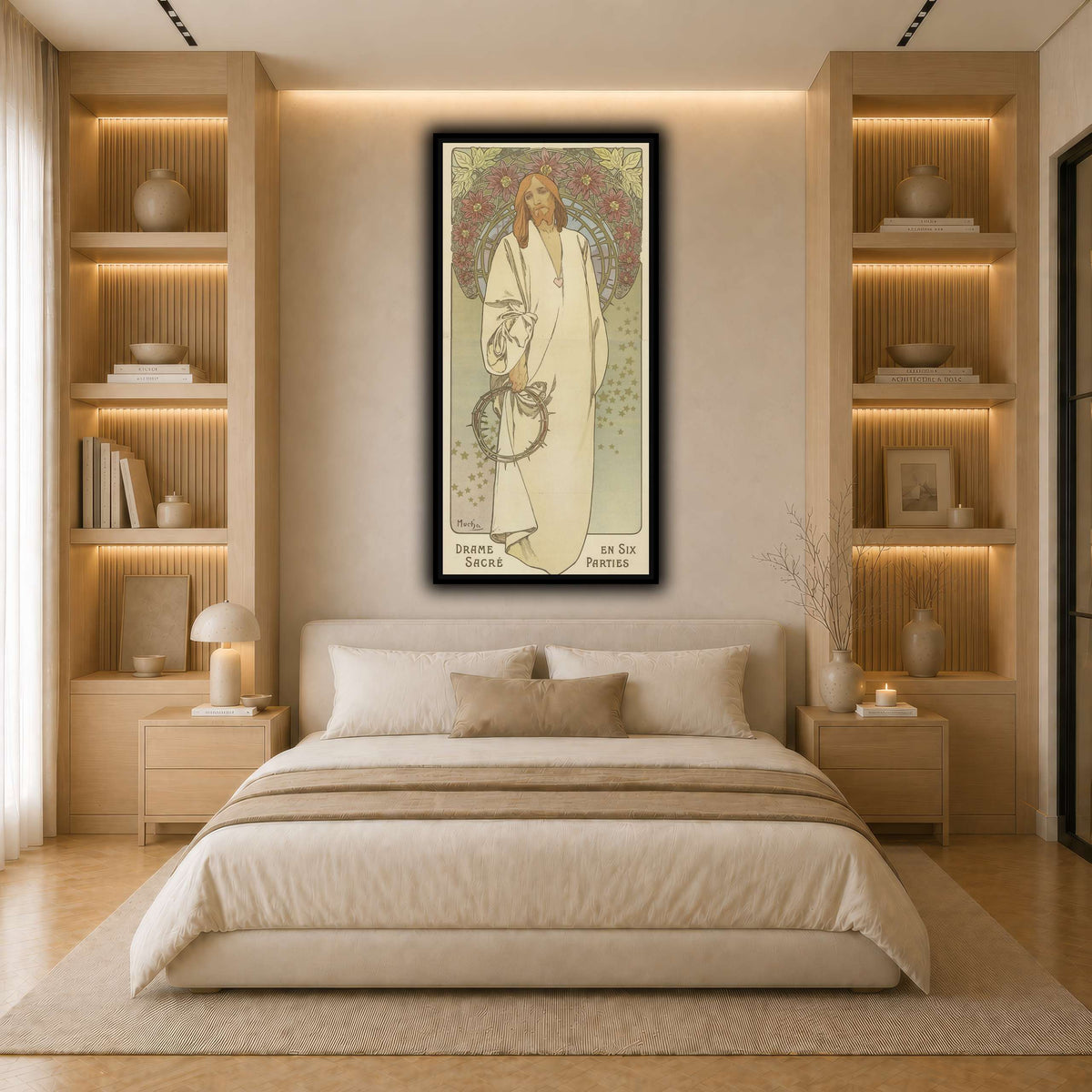 La_Passion_d’Edmond_Haraucourt._Drame_sacré_en_six_parties,_musique_de_Jean_Sébastien_Bach_Alphonse_Mucha light neutral- bedroom