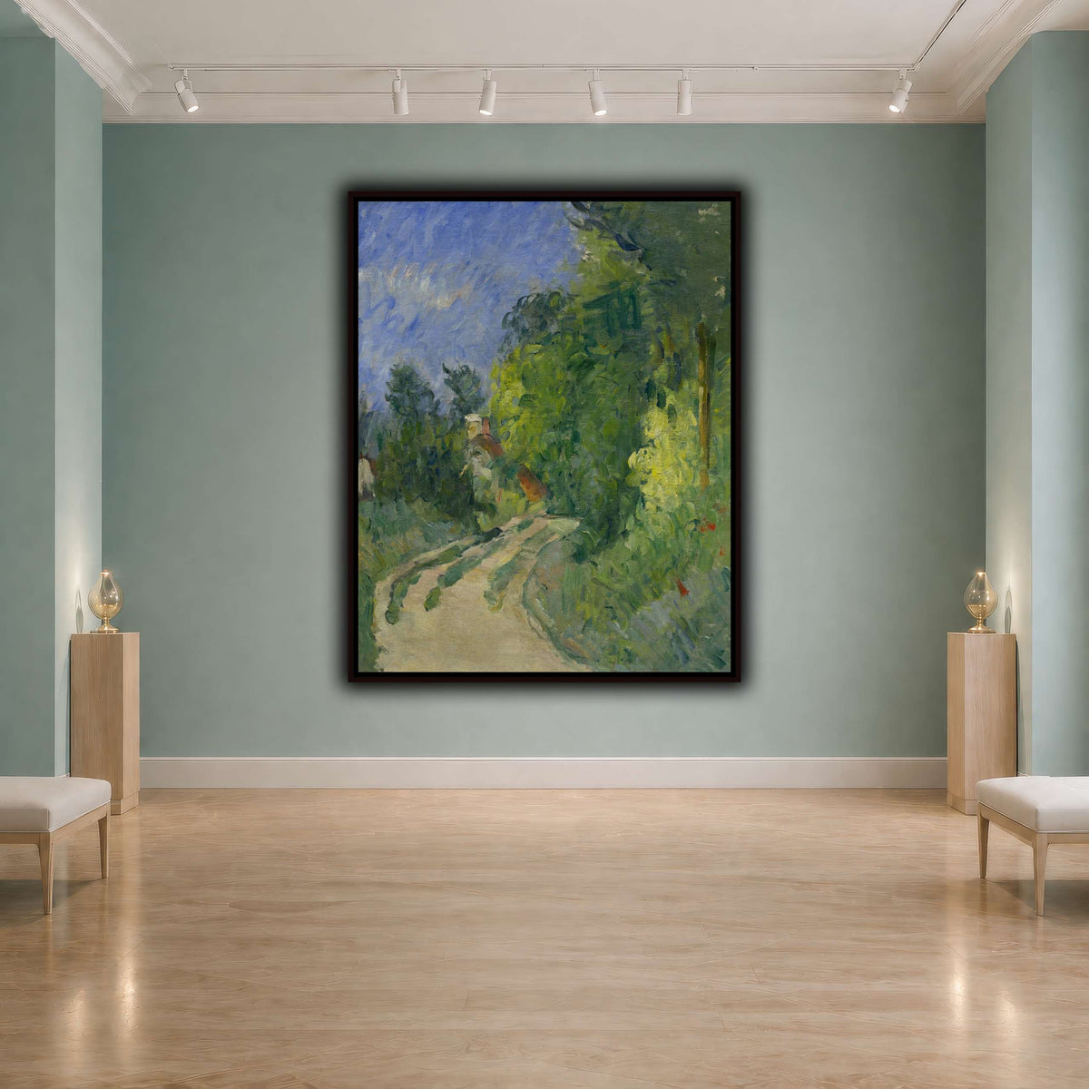 La_Route_tournante_Paul_Cezanne cool-agallery