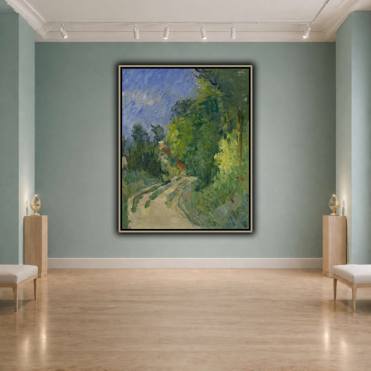 La_Route_tournante_Paul_Cezanne cool-agallery
