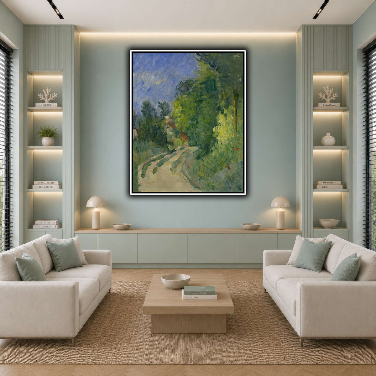 La_Route_tournante_Paul_Cezanne cool-living room