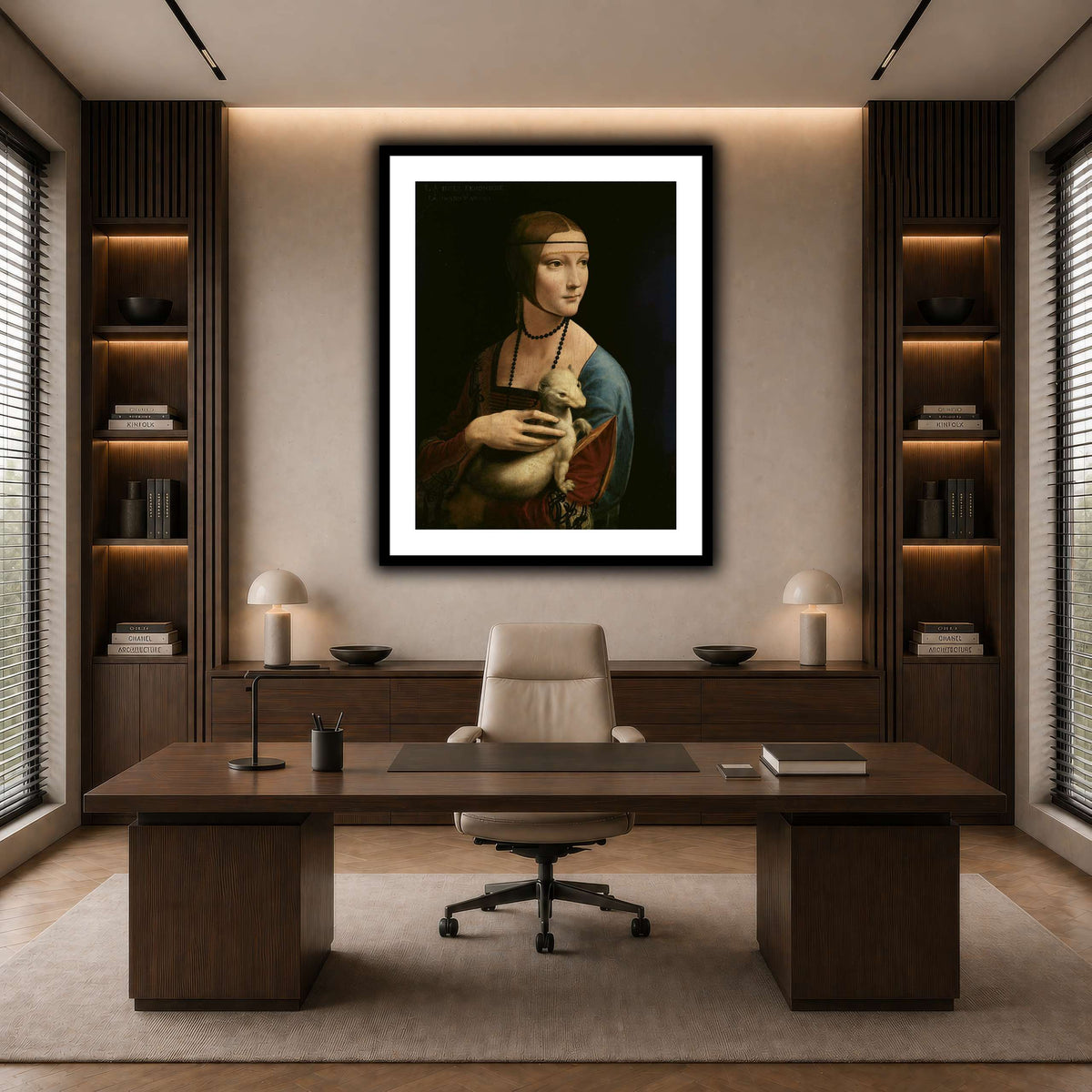 Lady_with_an_Ermine_-_Leonardo_da_Vinci dark neutral-office