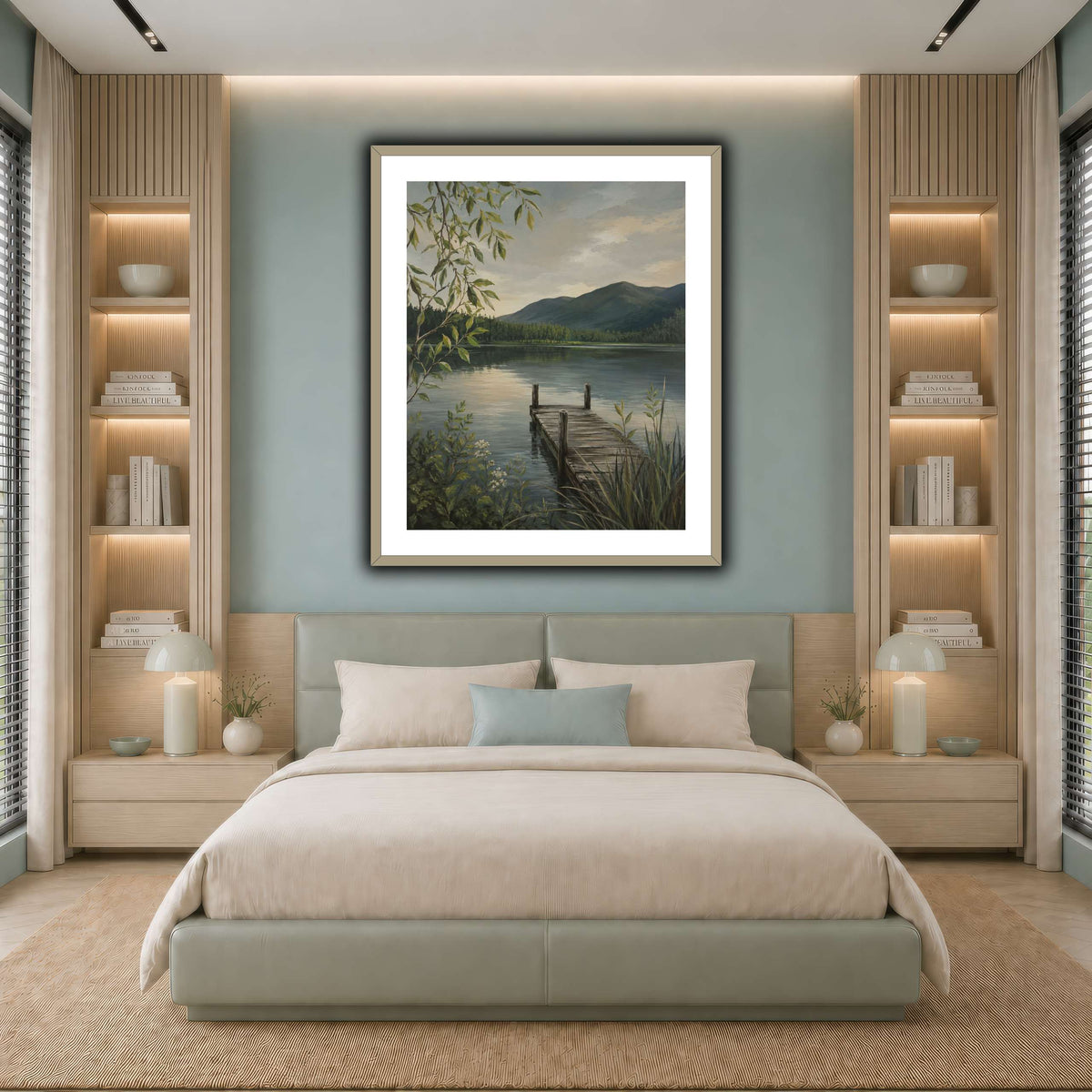 Lakeside Silence cool-bedroom