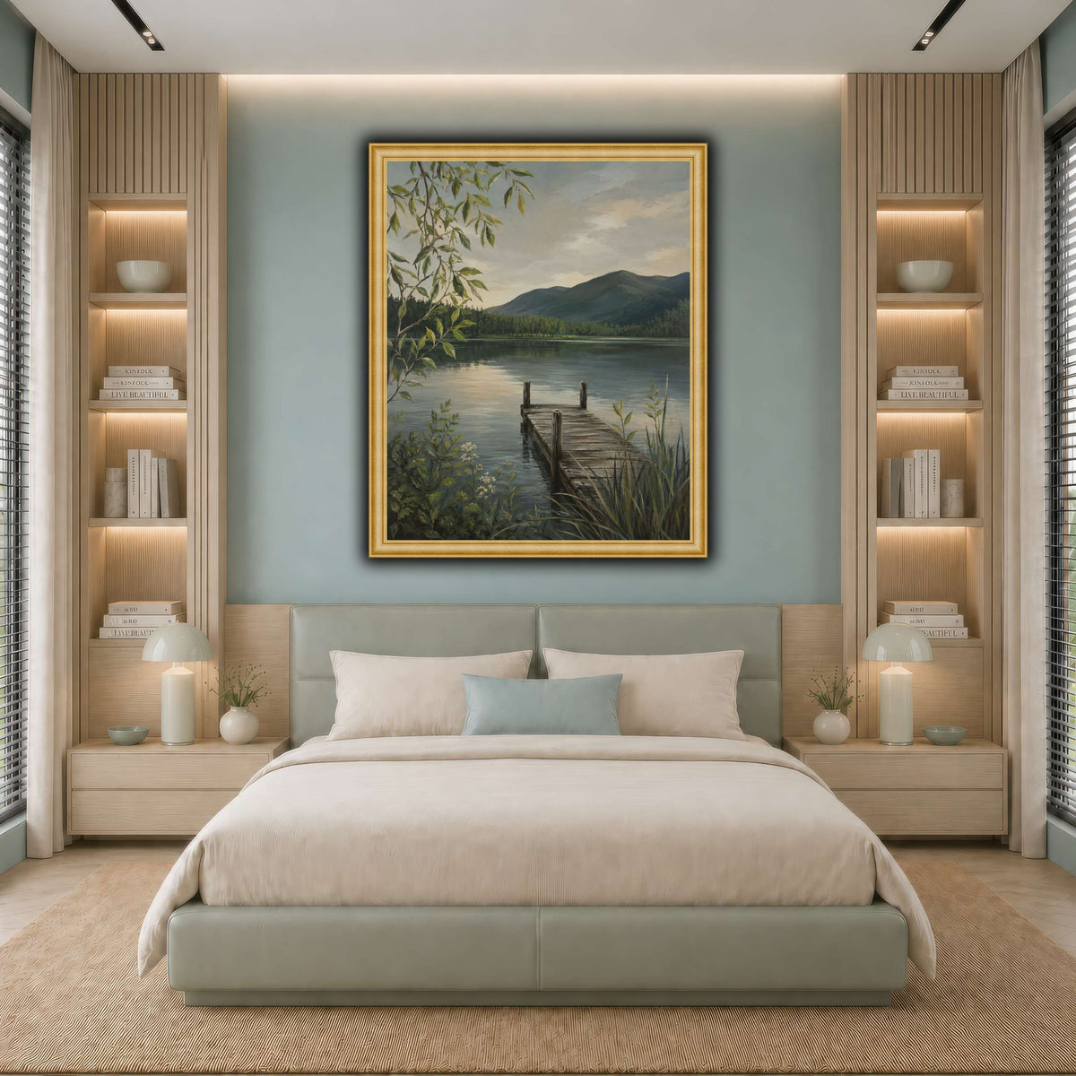 Lakeside Silence cool-bedroom
