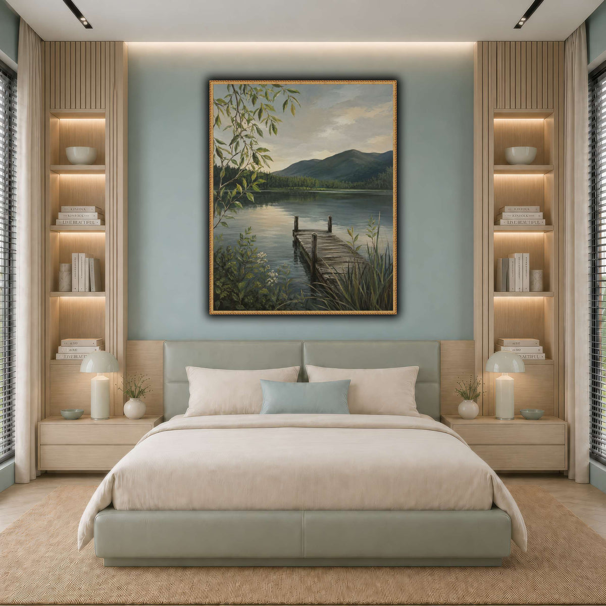 Lakeside Silence cool-bedroom