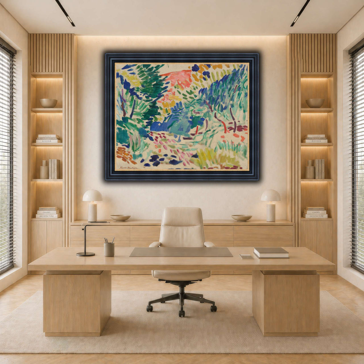 Landscape_at_Collioure_Henri_Matisse light neutral-office