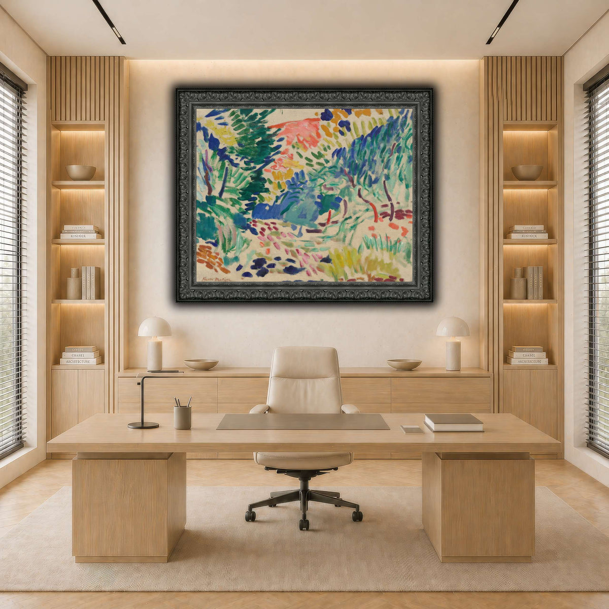 Landscape_at_Collioure_Henri_Matisse light neutral-office