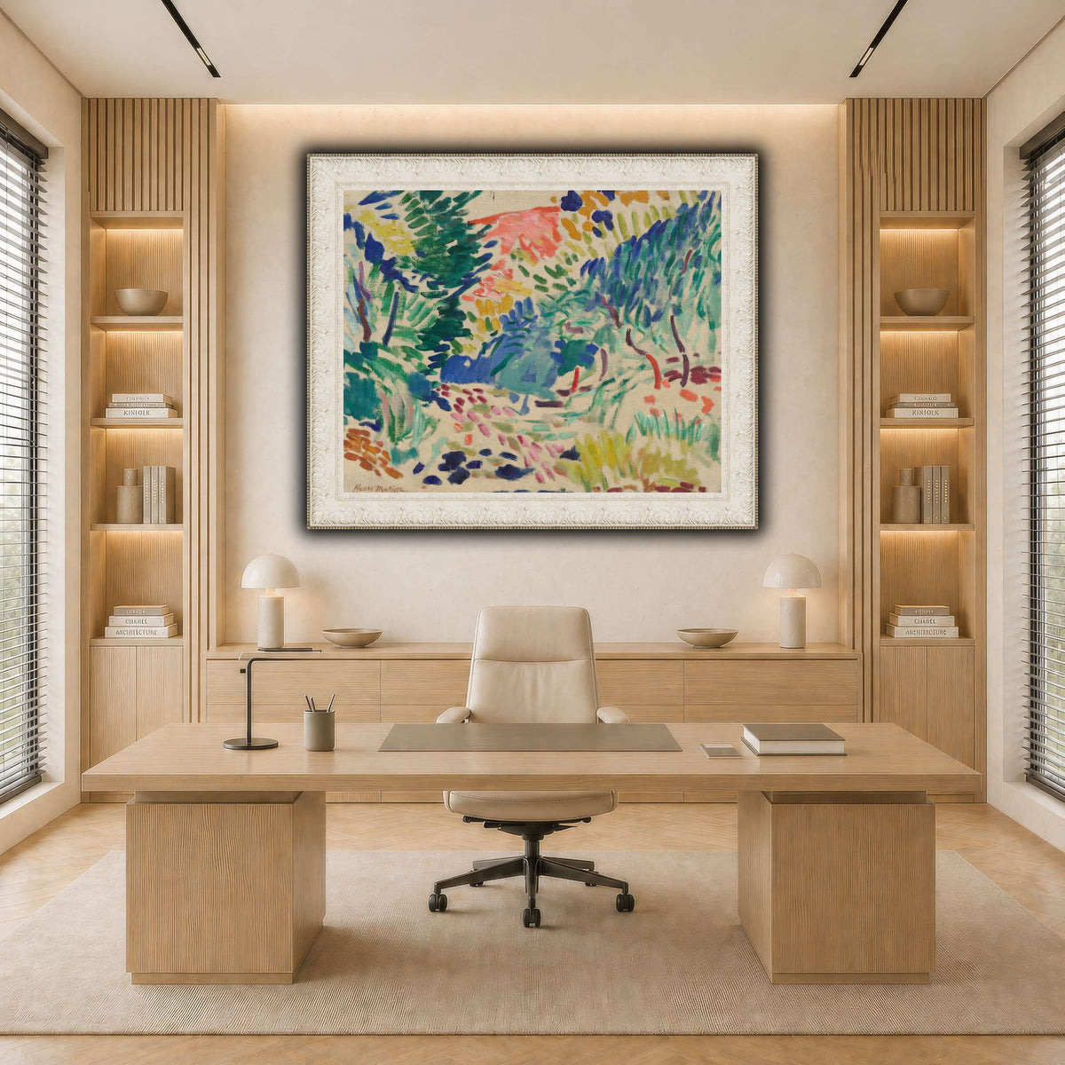 Landscape_at_Collioure_Henri_Matisse light neutral-office