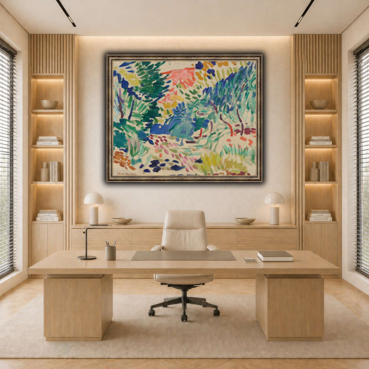 Landscape_at_Collioure_Henri_Matisse light neutral-office