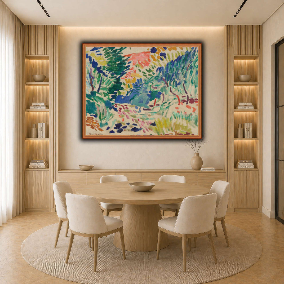 Landscape_at_Collioure_Henri_Matisse light neutral-dining room
