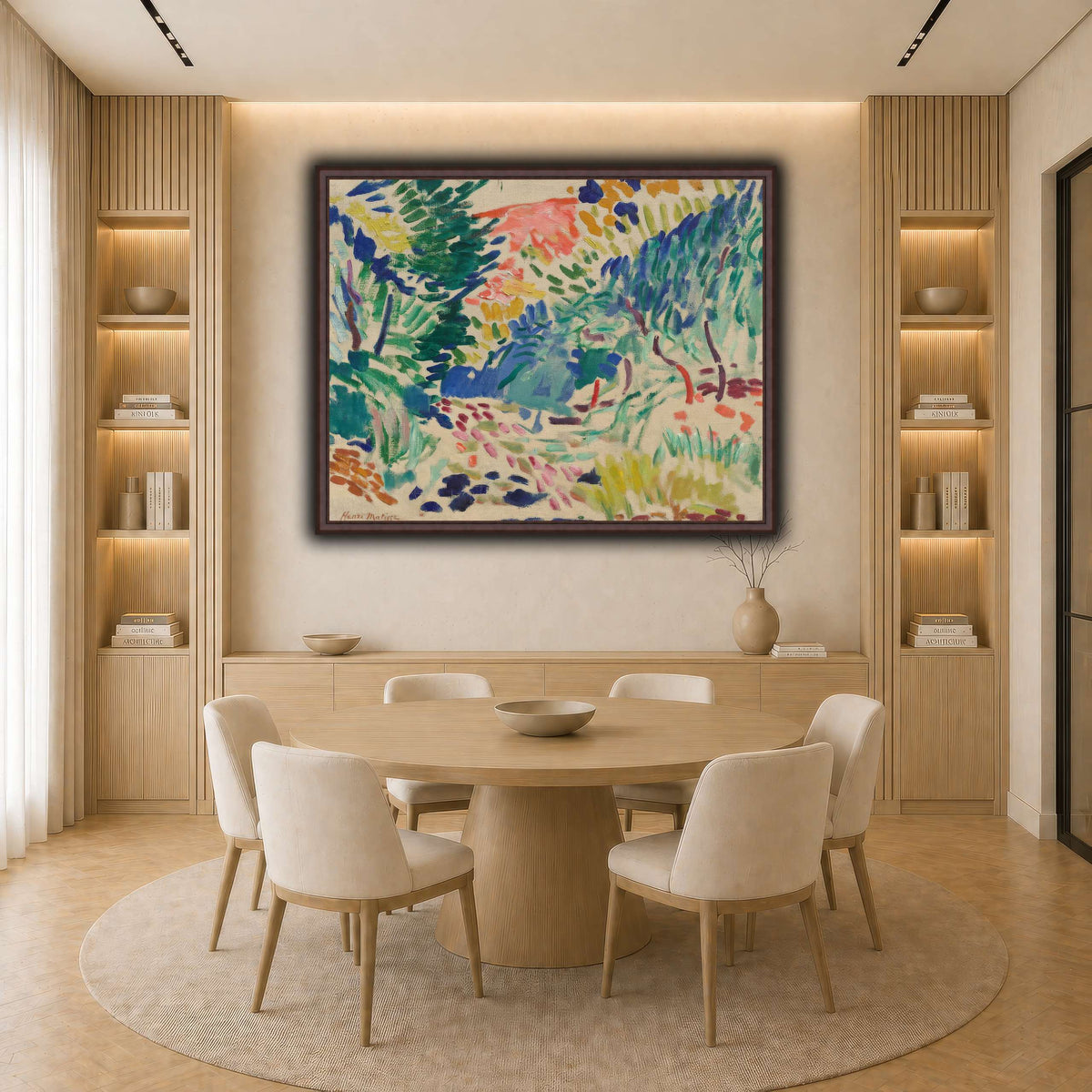 Landscape_at_Collioure_Henri_Matisse light neutral-dining room