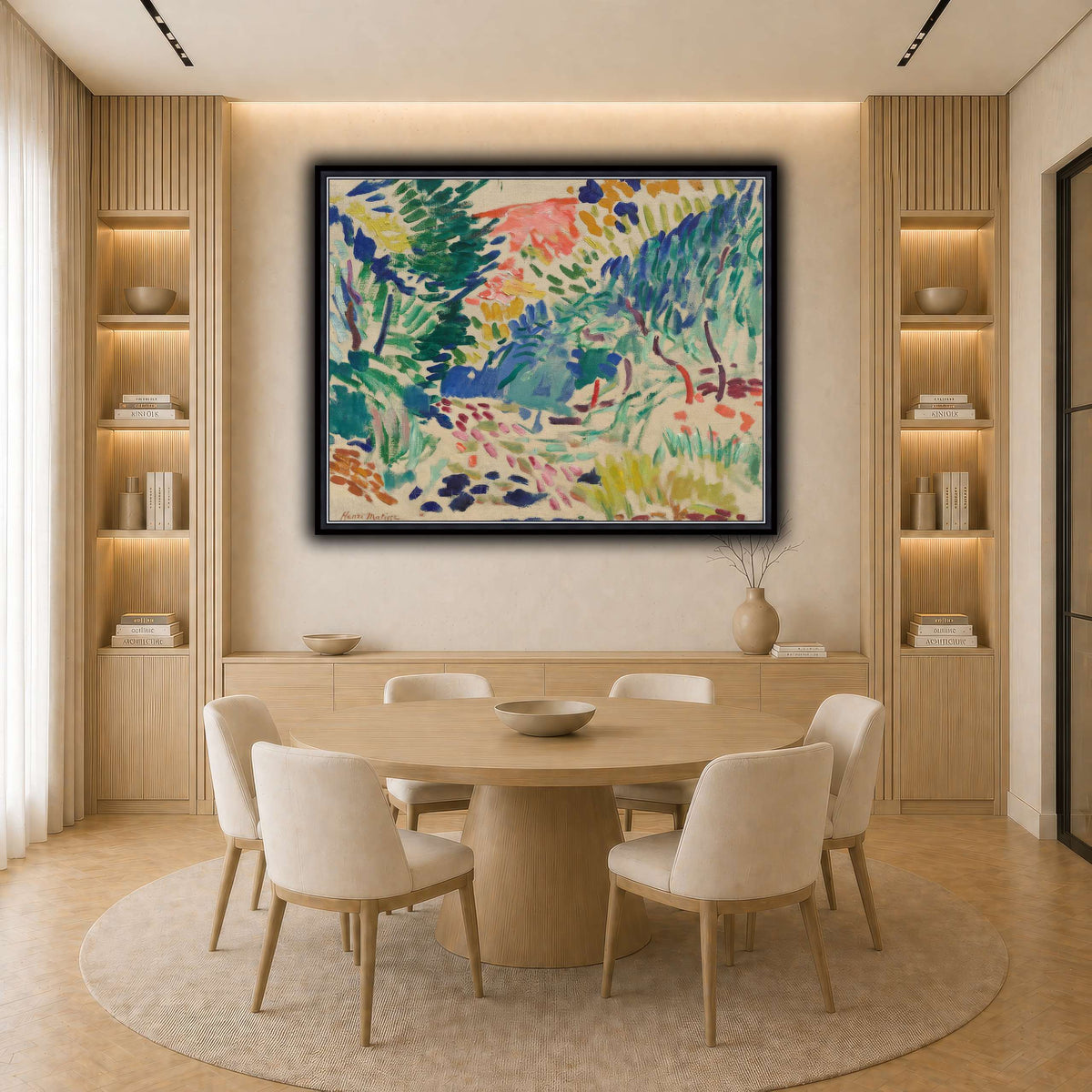 Landscape_at_Collioure_Henri_Matisse light neutral-dining room