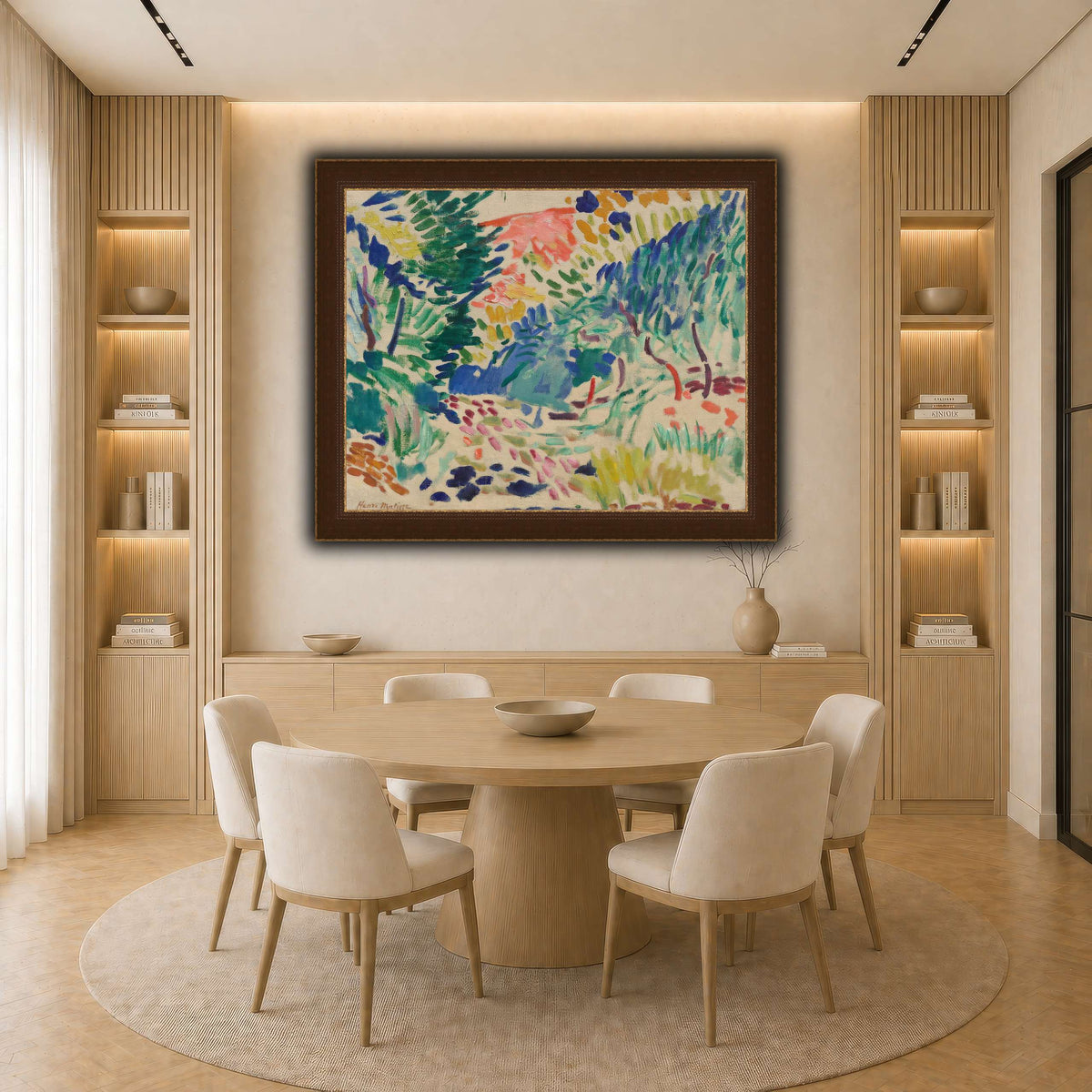 Landscape_at_Collioure_Henri_Matisse light neutral-dining room