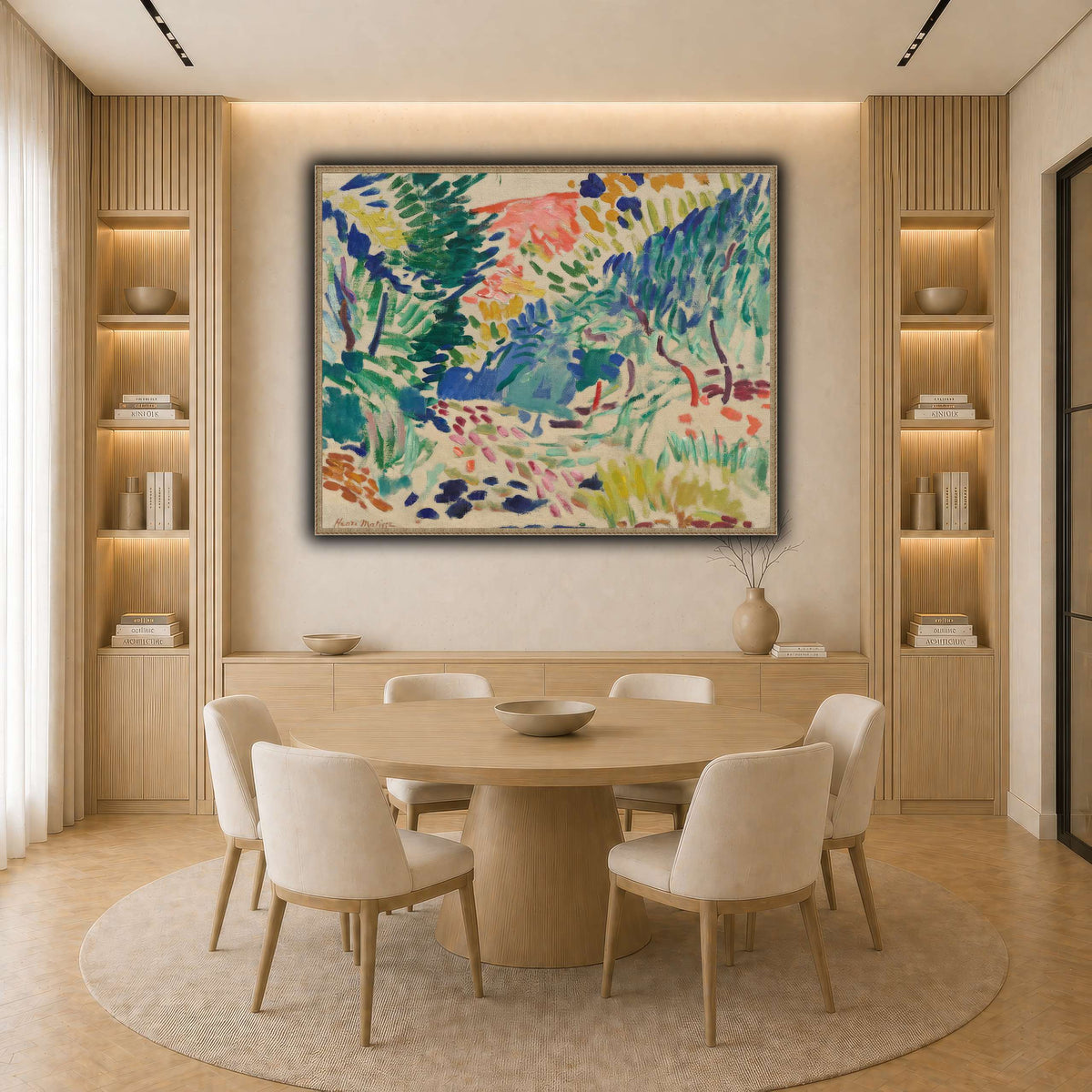 Landscape_at_Collioure_Henri_Matisse light neutral-dining room