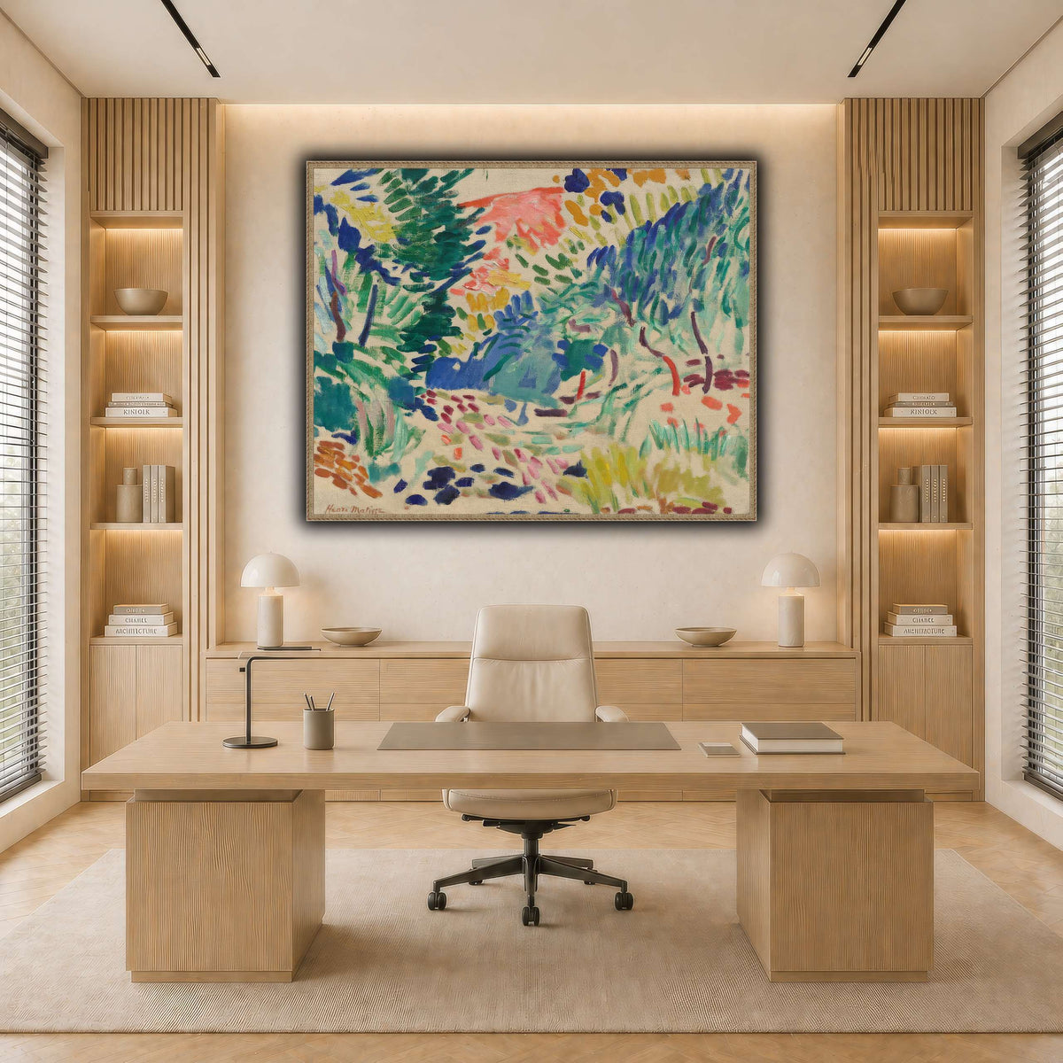 Landscape_at_Collioure_Henri_Matisse light neutral-office