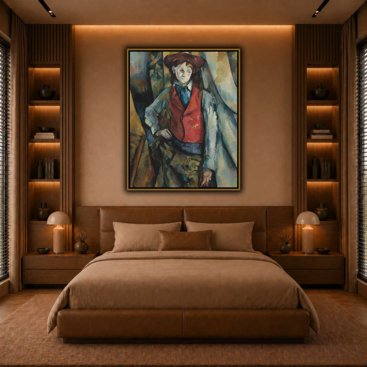 Le_Garçon_by_Paul_Cezanne warm-bedroom