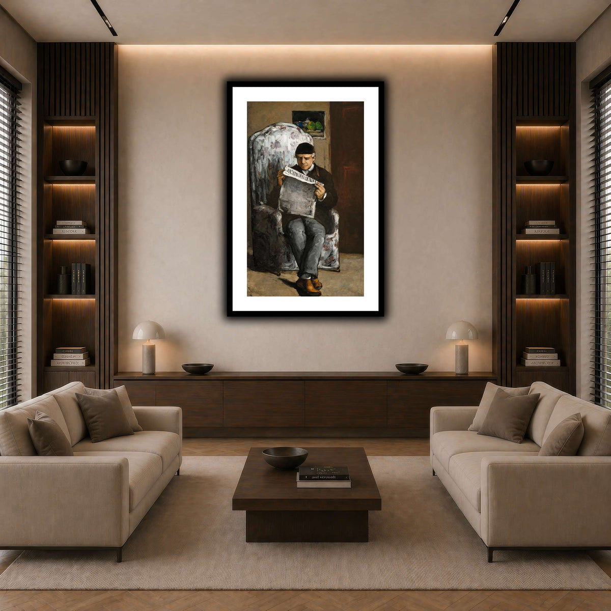 Le_Père_du_peintre,_lisant_L'Événement_Paul_Cezanne dark neutral-living room