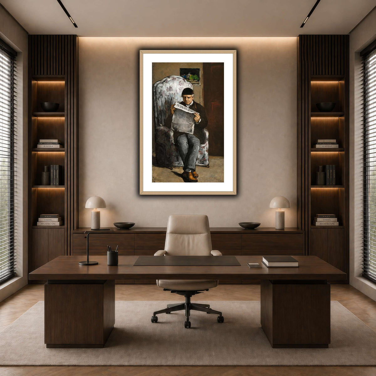 Le_Père_du_peintre,_lisant_L'Événement_Paul_Cezanne dark neutral-office