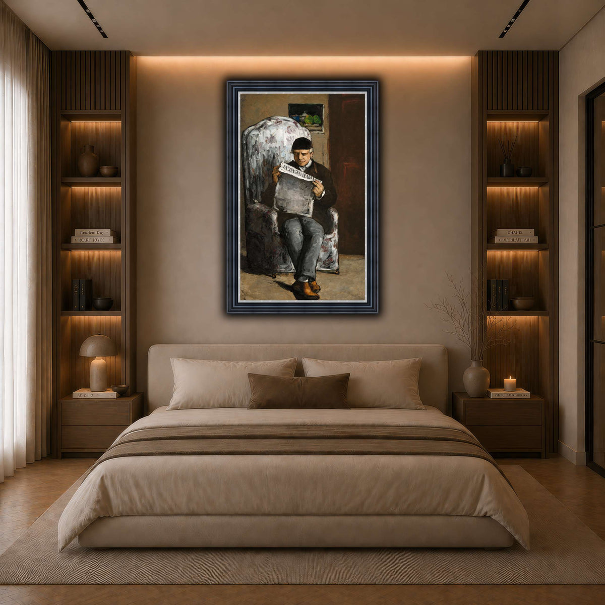 Le_Père_du_peintre,_lisant_L'Événement_Paul_Cezanne dark neutral-bedroom