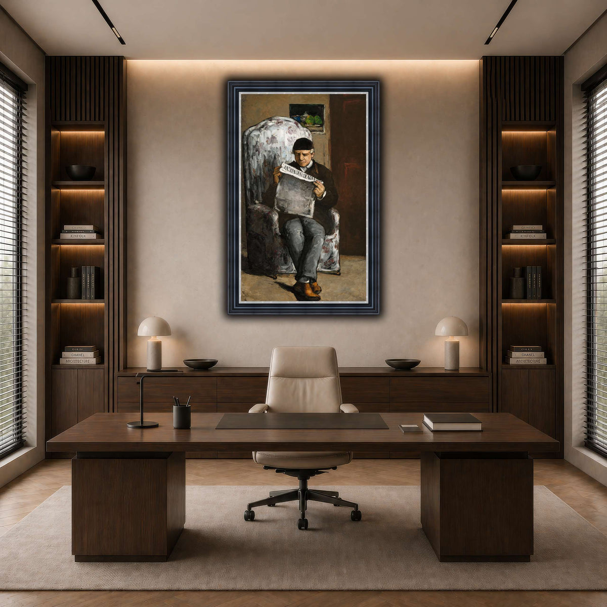 Le_Père_du_peintre,_lisant_L'Événement_Paul_Cezanne dark neutral-office