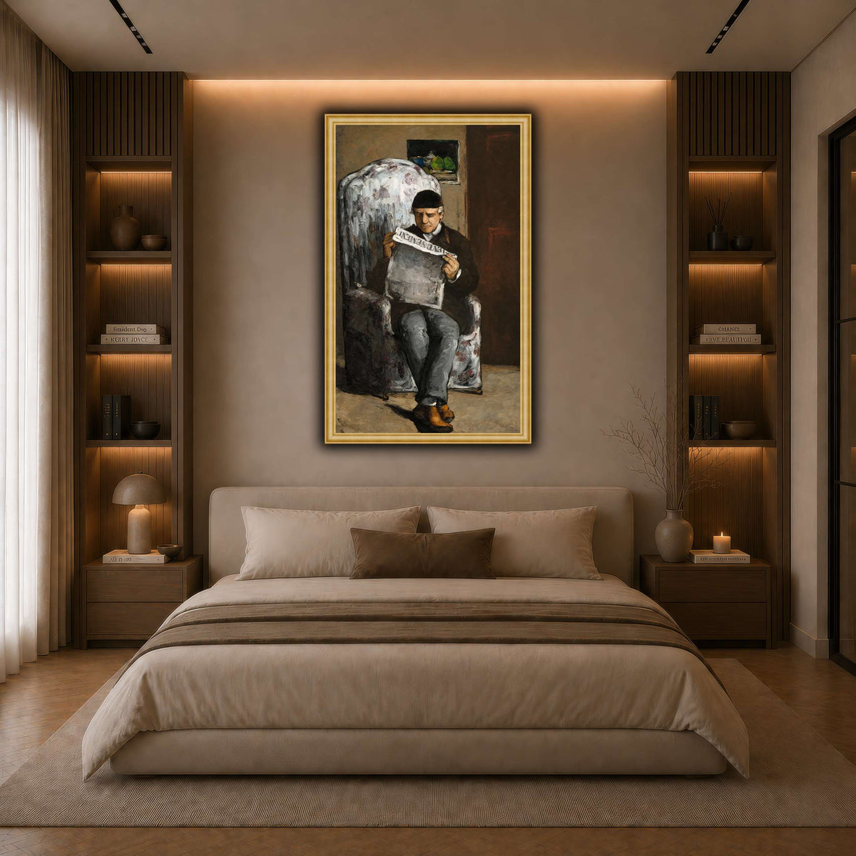 Le_Père_du_peintre,_lisant_L'Événement_Paul_Cezanne dark neutral-bedroom
