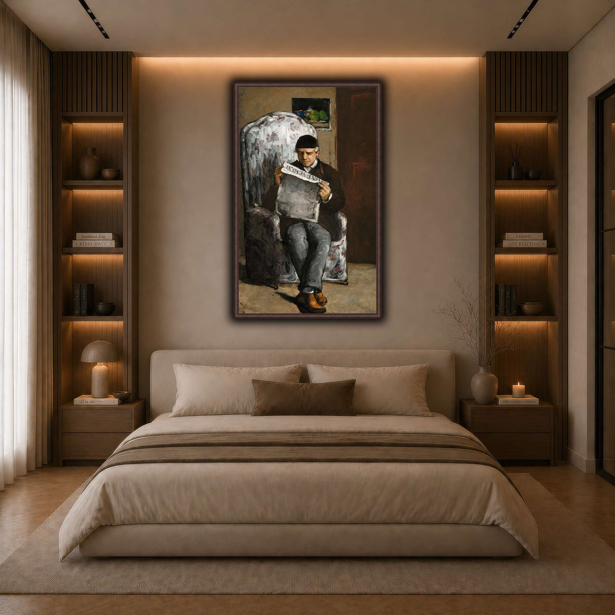 Le_Père_du_peintre,_lisant_L'Événement_Paul_Cezanne dark neutral-bedroom