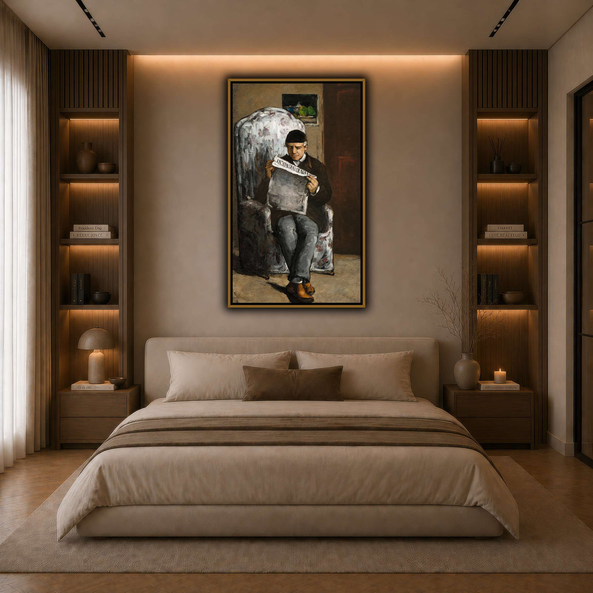 Le_Père_du_peintre,_lisant_L'Événement_Paul_Cezanne dark neutral-bedroom