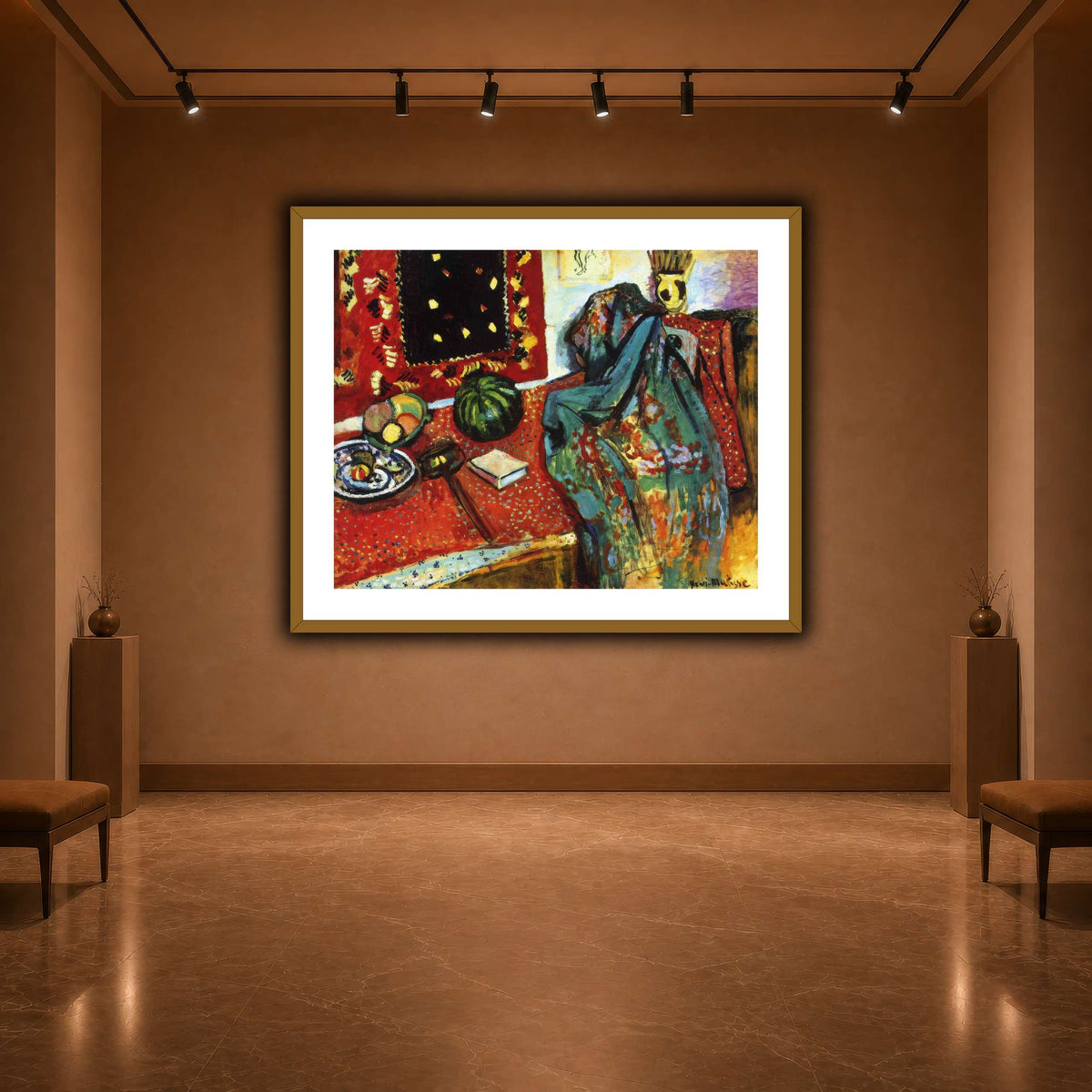 Le_Tapis_rouge,_Intérieur_au_tapis_rouge_Henri_Matisse warm-agallery