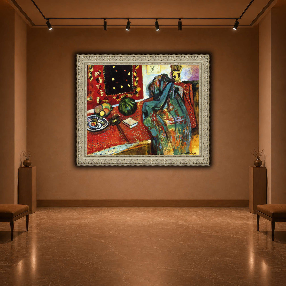 Le_Tapis_rouge,_Intérieur_au_tapis_rouge_Henri_Matisse warm-agallery