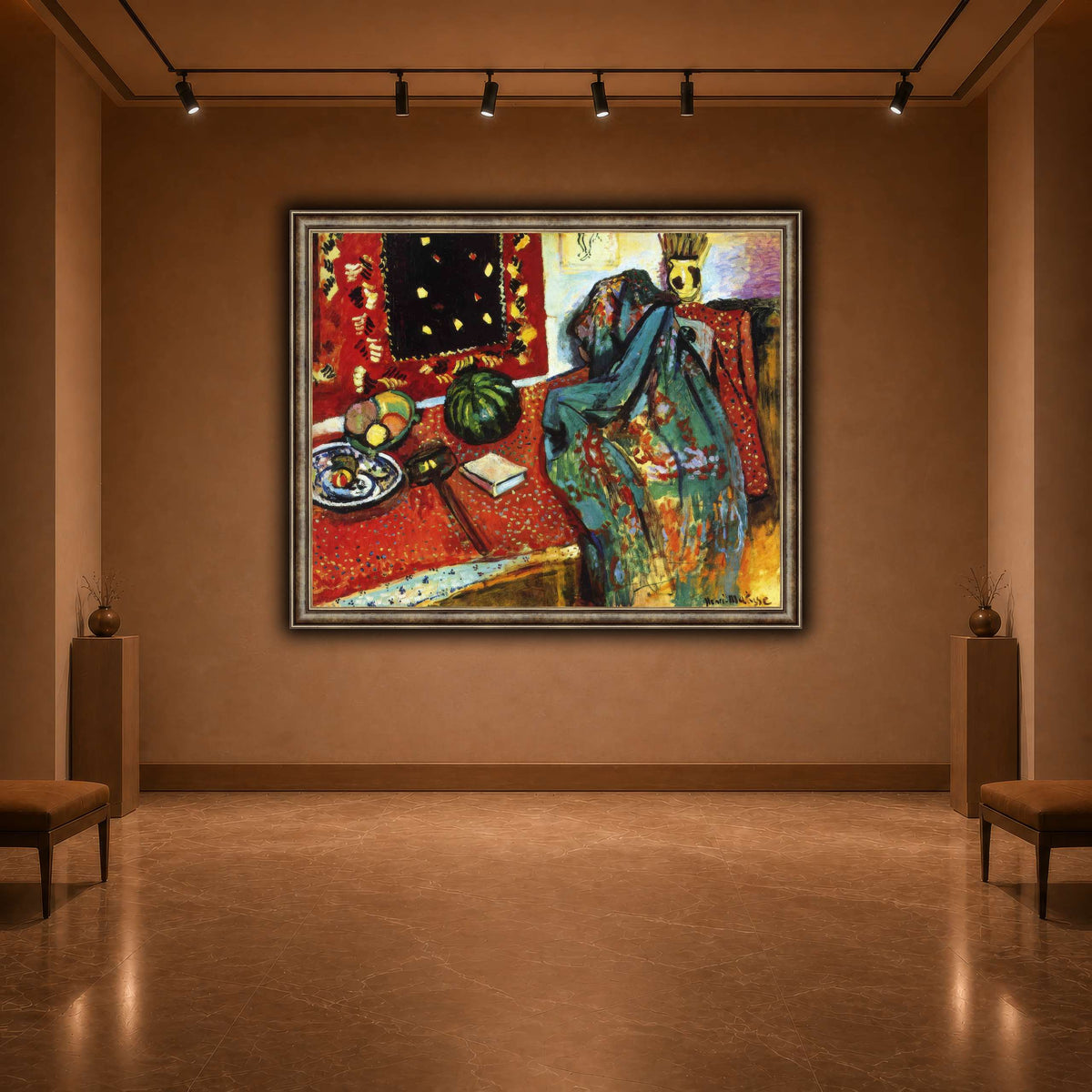 Le_Tapis_rouge,_Intérieur_au_tapis_rouge_Henri_Matisse warm-agallery