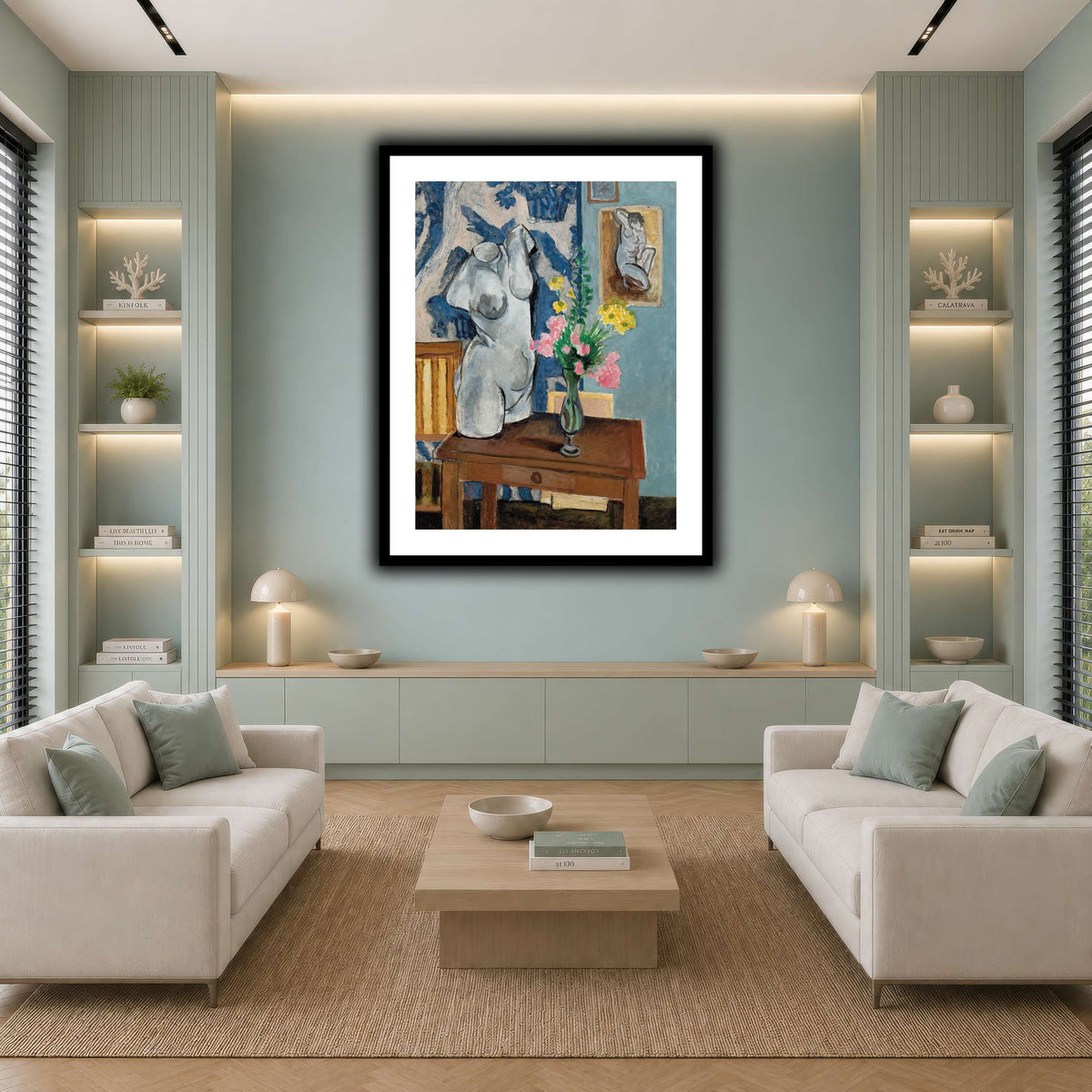 Le_Torse_en_plâtre_Henri_Matisse cool-living room